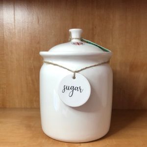 Harvest Green Studio Ceramic Sugar Container